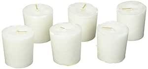 Aroma Naturals Votive Candles with White, Patchouli and Frankincense, Meditation, 6 Count