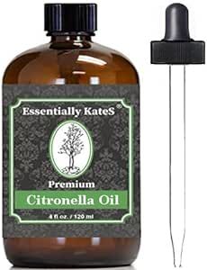 Essentially KateS Citronella Oil 4 Fl Oz - 100% Pure and Natural