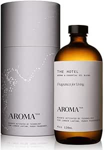 AromaTech The Hotel Aroma Essential Oil Blend, Aromatherapy Diffuser Oil with Eucalyptus and Lemon for Diffuser, Humidifier - 4 fl oz, 120 mL