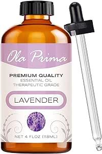 Ola Prima Oils 4oz - Lavender Essential Oil - 4 Fluid Ounces