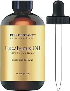 100% Pure Eucalyptus Oil - Premium Eucalyptus Essential Oil for Aromatherapy, Massage, Topical & Household Uses - 1 fl oz (Eucalyptus)