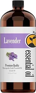 16oz - Bulk Size Lavender Essential Oil (16 Ounce Bottle) Therapeutic Grade Essential Oil - 16 Fl Oz