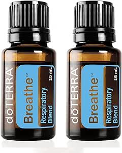 doTERRA Breathe Essential Oil Respiratory Blend 15 ml (Pack of 2)