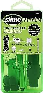 Slime 20482 Tire Tackle: Bike Tube Repair & Maintenance Kit, 33 Pieces