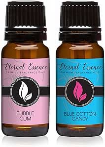 Pair (2) - Eternal Essence - Blue Cotton Candy & Bubble Gum - Premium Fragrance Oil Pair - 10ml